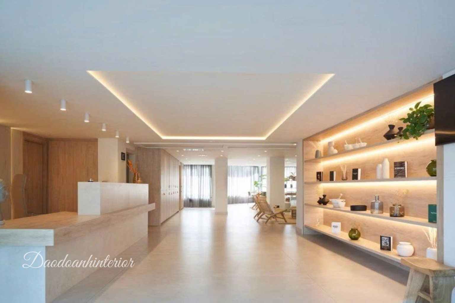 Thi công nội thất showrroom với tủ trưng bày sản phẩm theo yêu cầu Thi công nội thất showrroom với tủ trưng bày sản phẩm theo yêu cầu