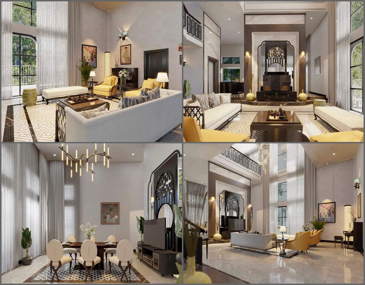 Thiết kế nội thất biệt thự hiện đại Thiết kế nội thất biệt thự hiện đại