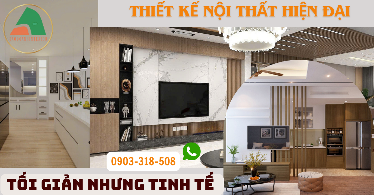 Thiết kế và thi công nội thất hiện đại  Thiết kế và thi công nội thất hiện đại