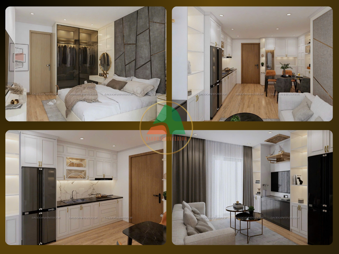 Thiết kế và thi công nội thất tại căn hộ Vinhome  Thiết kế và thi công nội thất tại căn hộ Vinhome