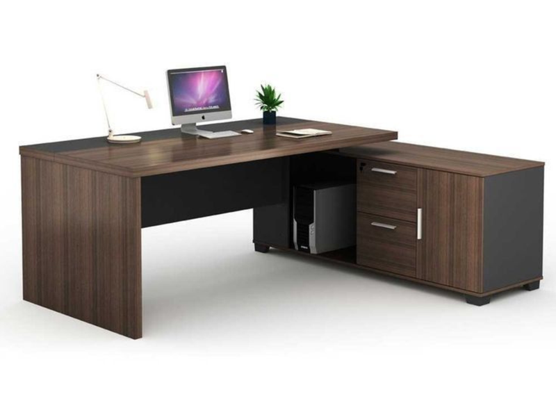 Bàn Làm Việc Có Hộc Tủ – 3 Mẫu Đẹp, Tiện Dụng