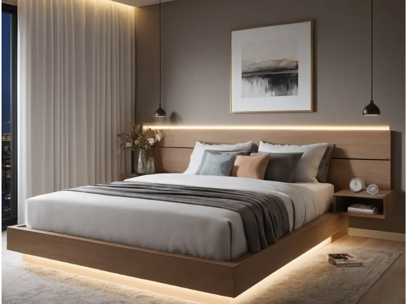 Giường Ván Công Nghiệp GN-M2032 – Mẫu Giường Ngủ Hiện Đại