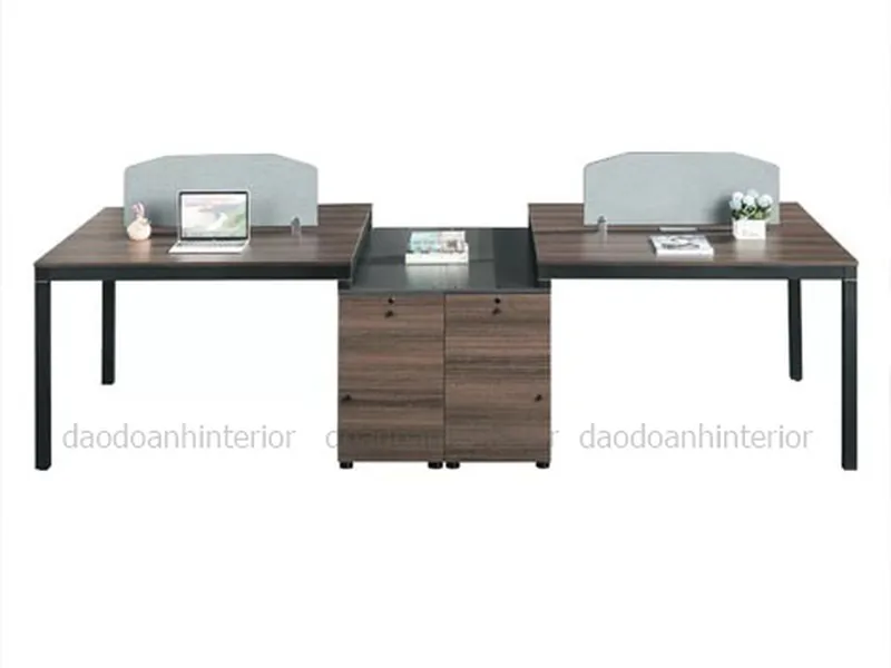 Bàn chân sắt mặt gỗ MFC phủ Melamine cao cấp