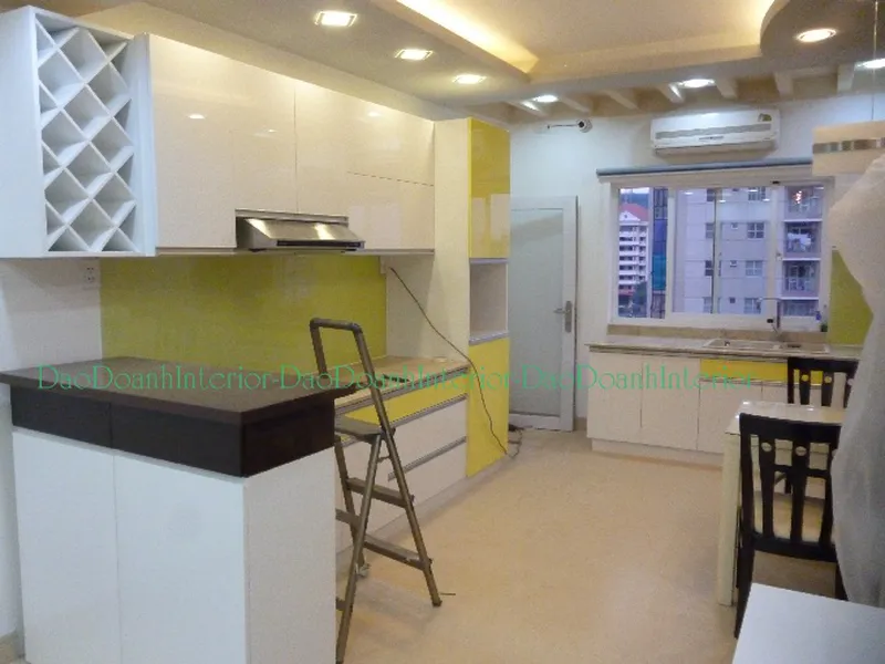 Cải tạo Tủ bếp Căn Hộ Khánh Hội Q4