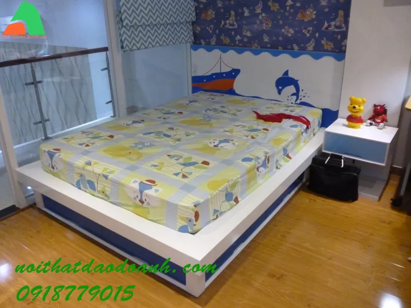 Giường ngủ có ngăn kéo phù hợp Bé Trai