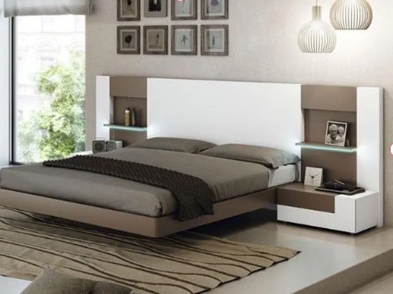 Giường gỗ mdf phủ melamine -GNDD53