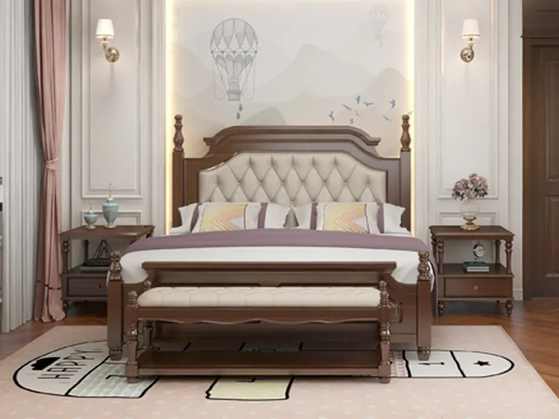 Giường tân cổ điển cao cấp GNTCD2385