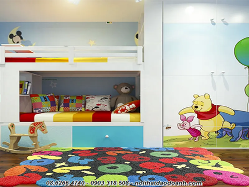 Một số phong cách thiết kế nội thất phòng ngủ trẻ em