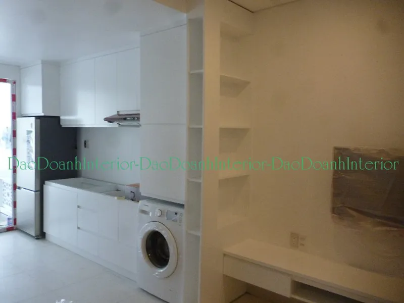 Nội thất phòng bếp dự án CHAM OASIS TP NHA TRANG