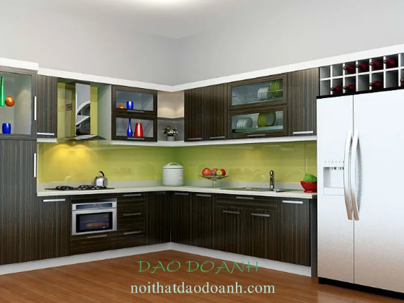 TỦ BẾP LAMINAT TBDD1506