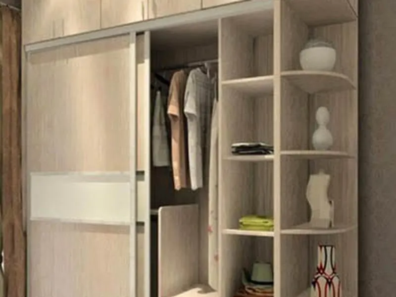 Tủ đựng quần áo bằng gỗ ép MFC Mã Lai An Cường TADD29