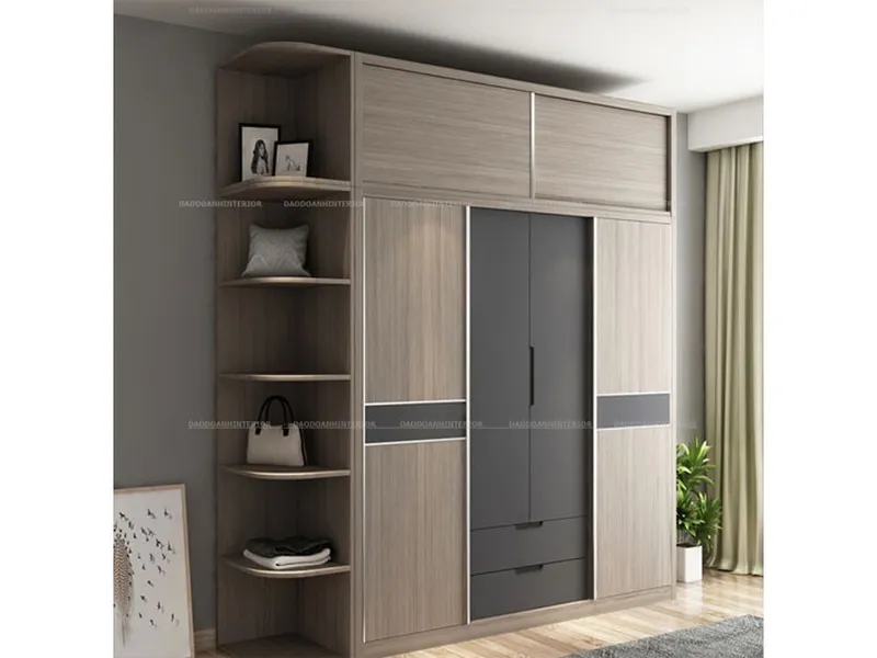 Tủ quần áo MFC cánh trượt