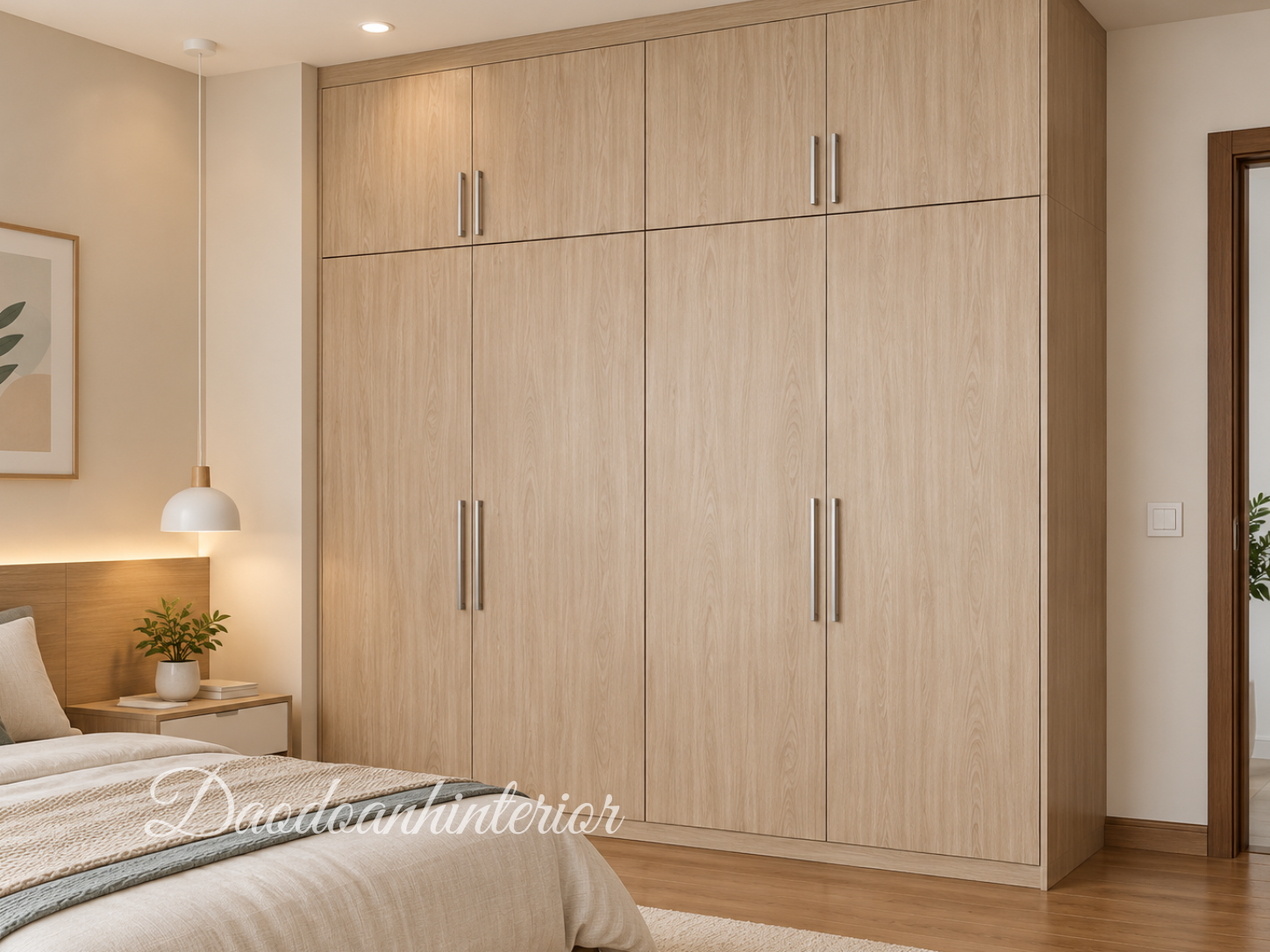 Tủ áo MDF Melamine vân gỗ sồi Tủ áo MDF Melamine vân gỗ sồi TADD35