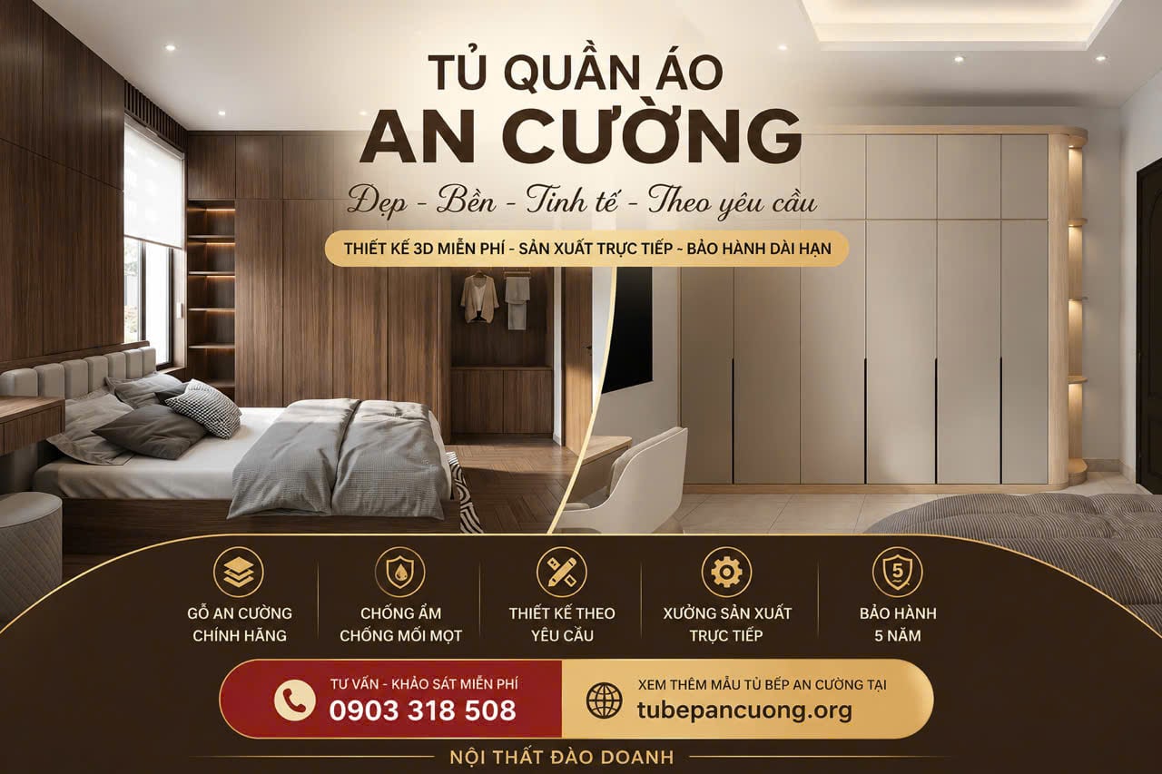 Mẫu tủ quần áo An Cường Acrylic bóng gương do Nội thất Đào Doanh thi công thực tế. Mẫu tủ quần áo An Cường Acrylic bóng gương do Nội thất Đào Doanh thi công thực tế.