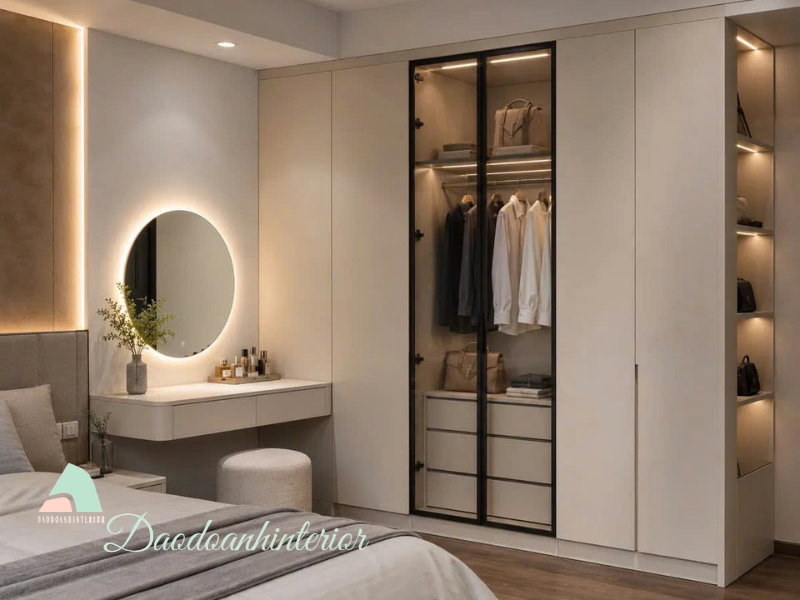 Tủ Quần Áo Gỗ Công Nghiệp 3 Buồng 6 Cánh Hiện Đại Tủ Quần Áo Gỗ Công Nghiệp 3 Buồng 6 Cánh Hiện Đại