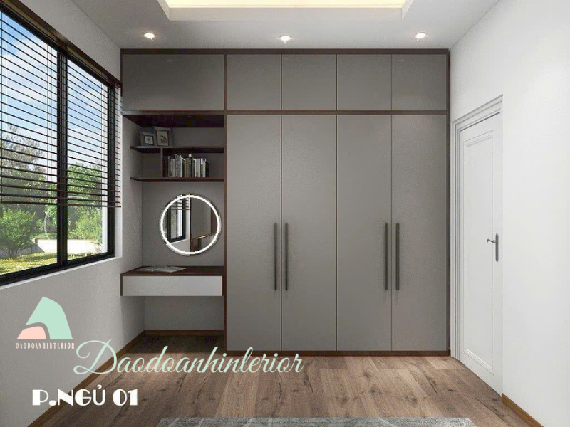 Tủ quần áo Laminate chống trầy Tủ quần áo Laminate chống trầy