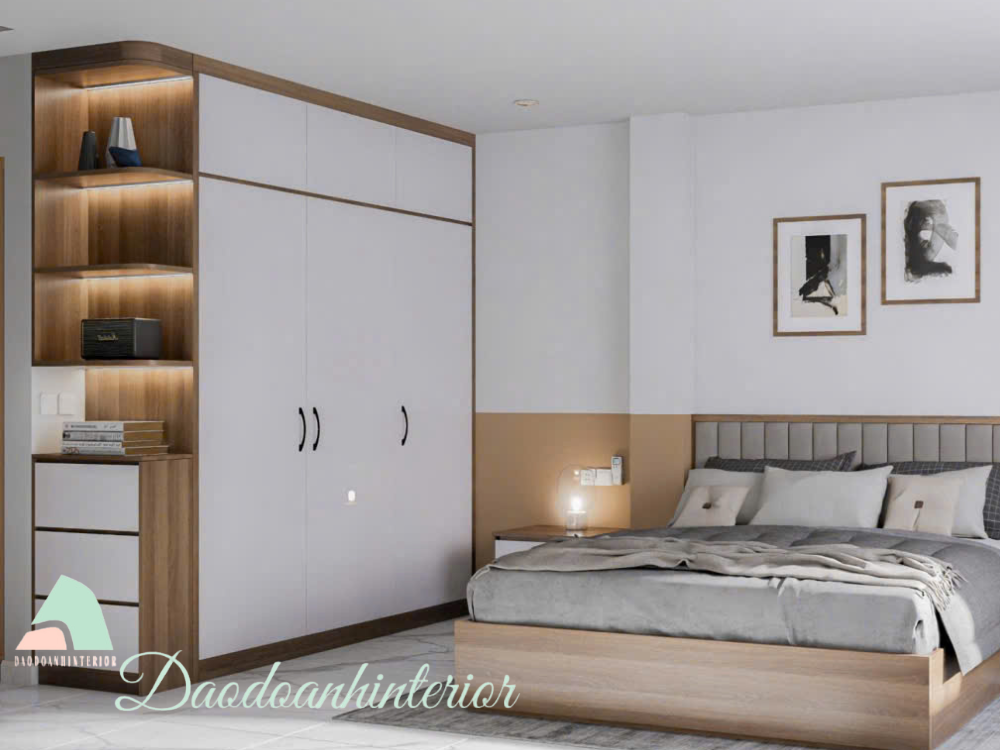 Tủ quần áo gỗ mdf an cường Tủ quần áo gỗ mdf an cường