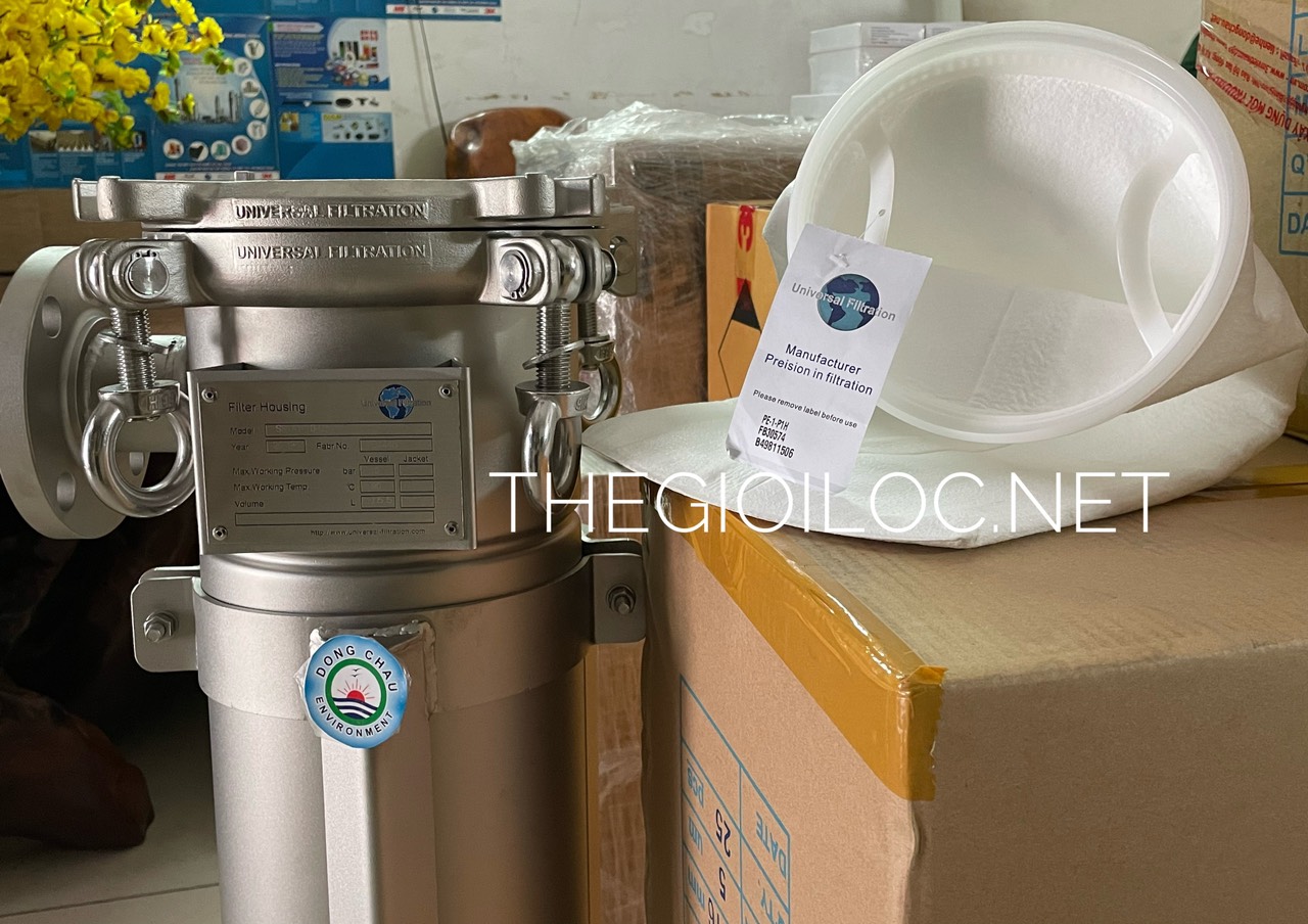 Bình lọc túi size 1 Singapore và túi lọc universal