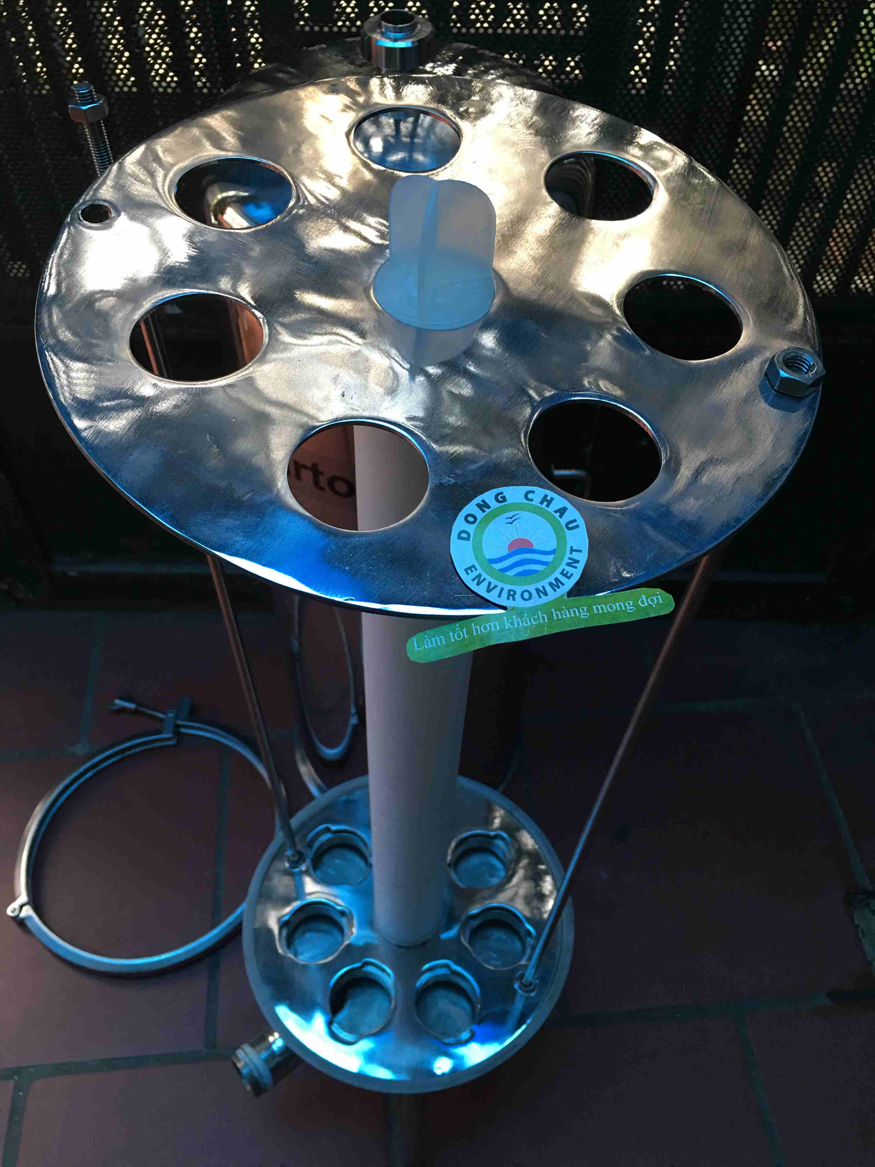 bên trong Bình lọc vệ sinh 7 lõi 30 inch oring 226