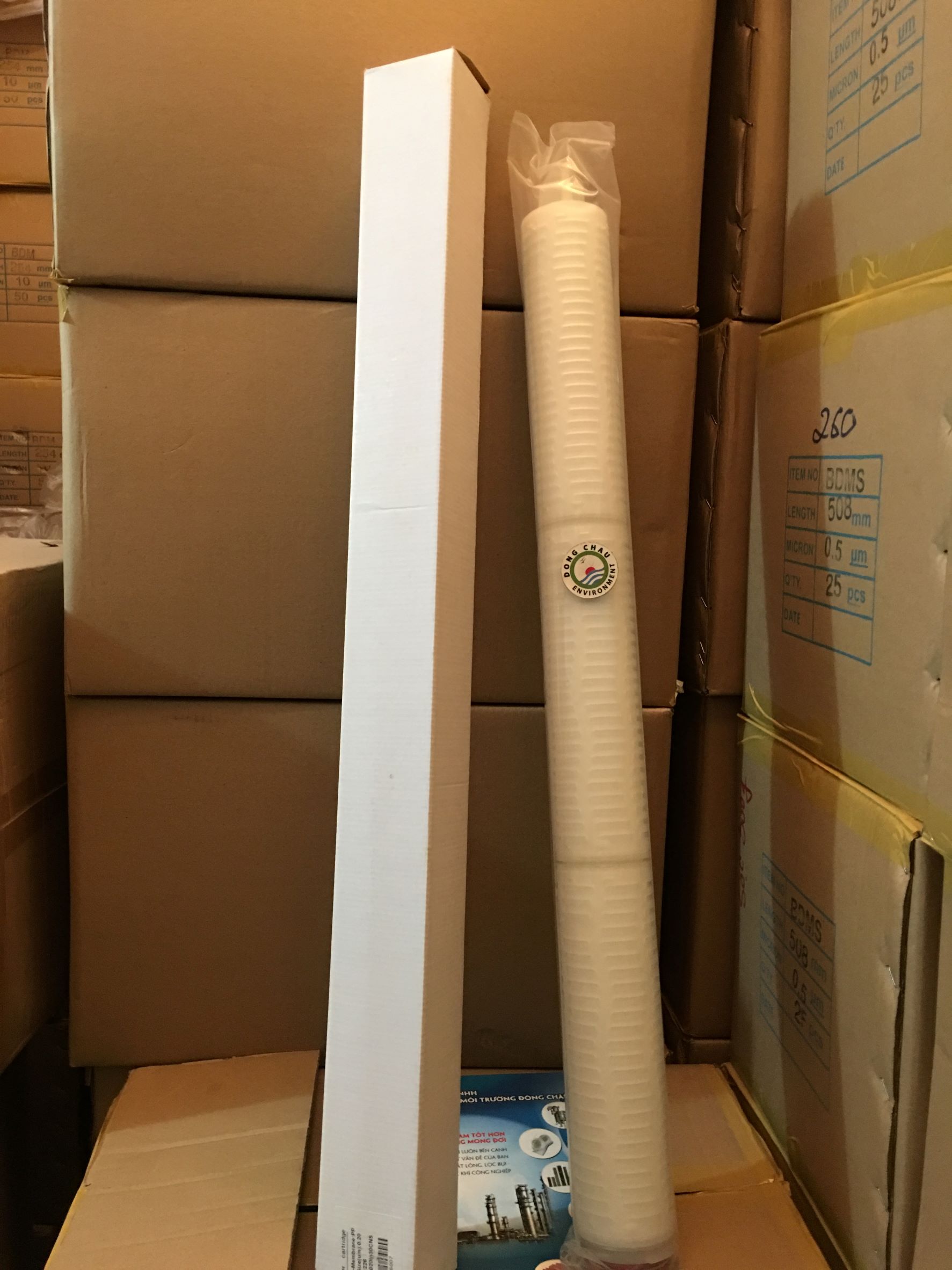 Lõi lọc giấy xếp 0.2 micron 30 inch oring 226