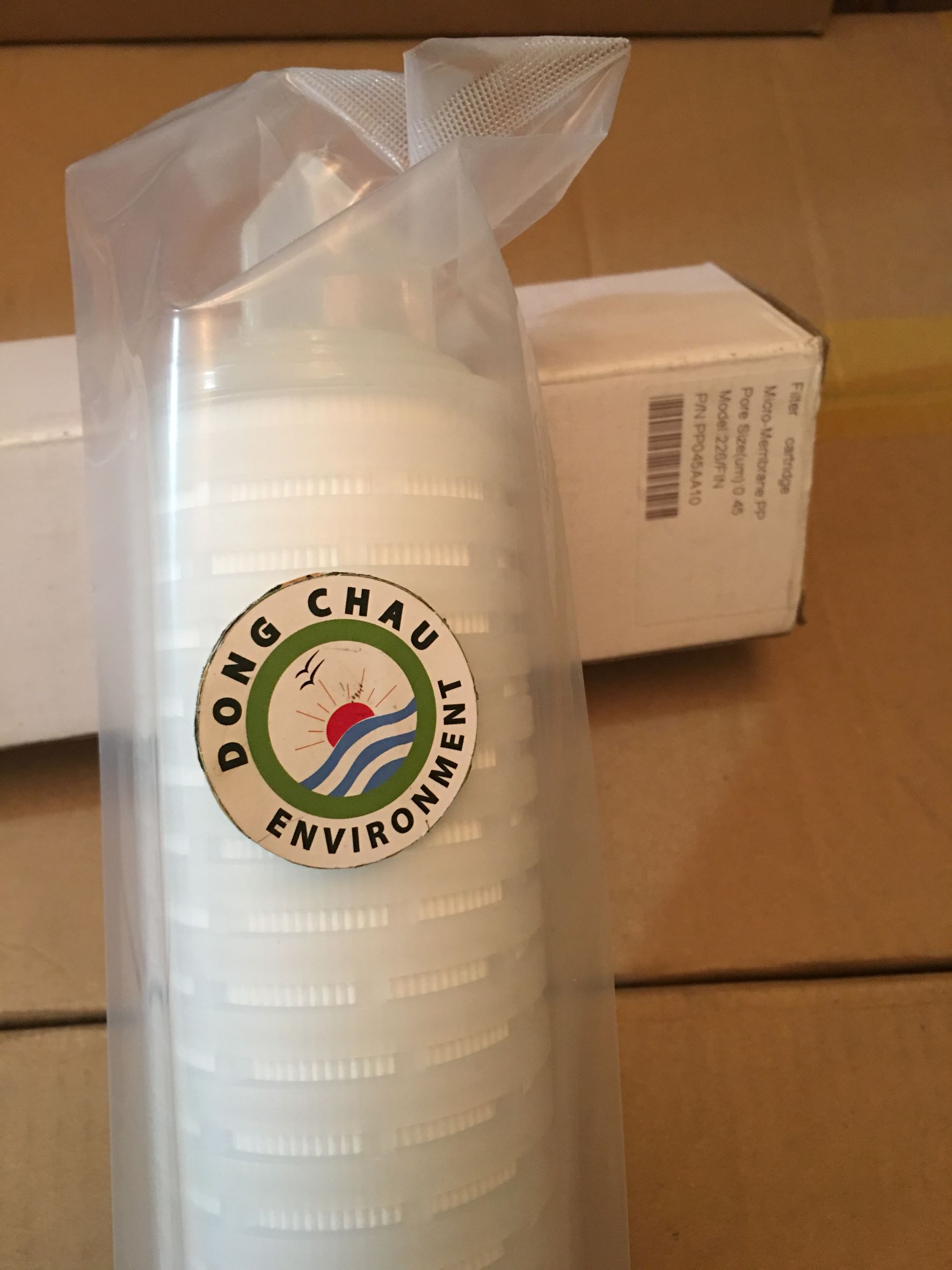 cấu tạo Lõi lọc giấy xếp 0.45 micron 10 inch oring 226