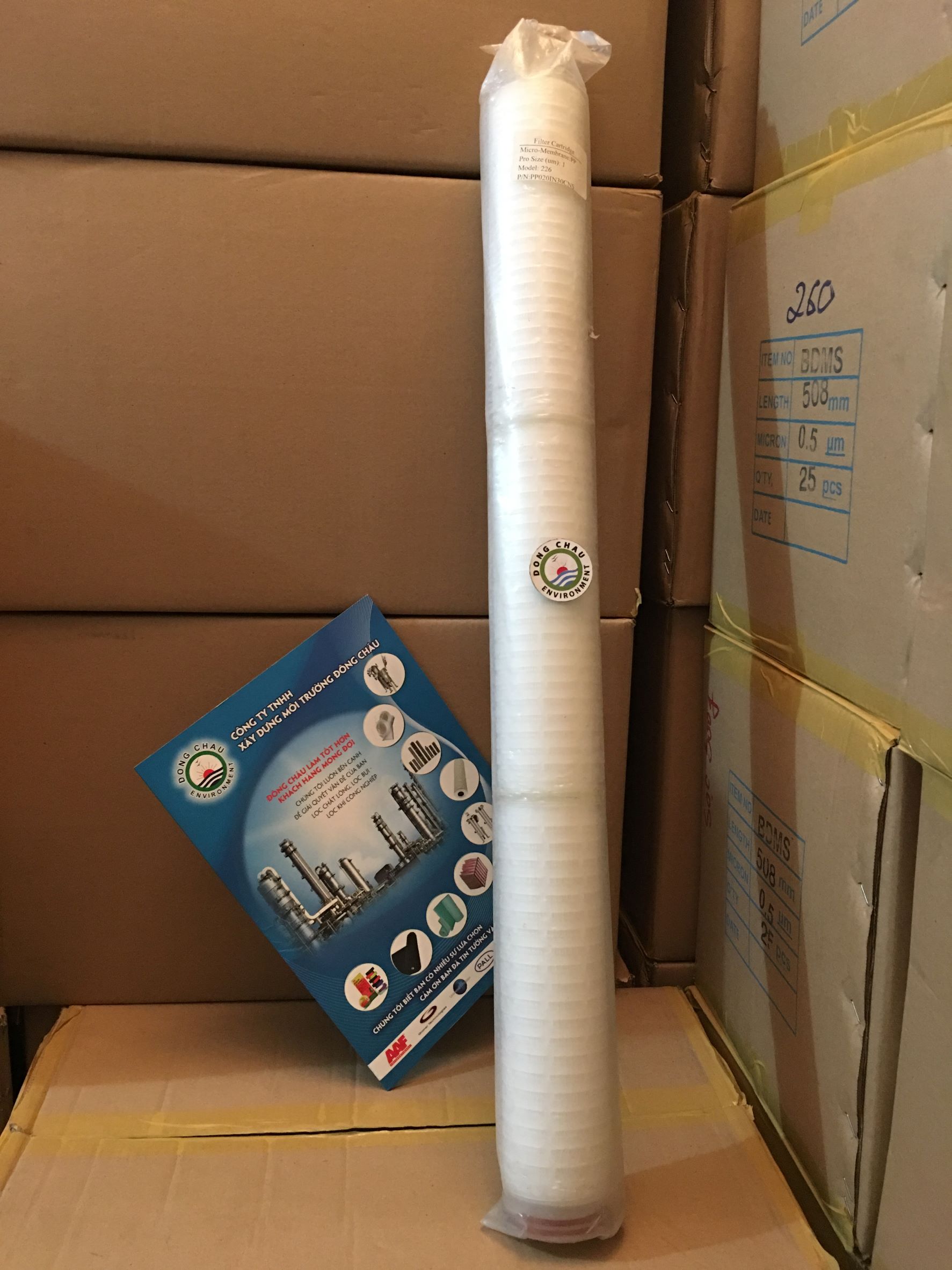 Lõi lọc giấy xếp 1 micron 30 inch oring 226