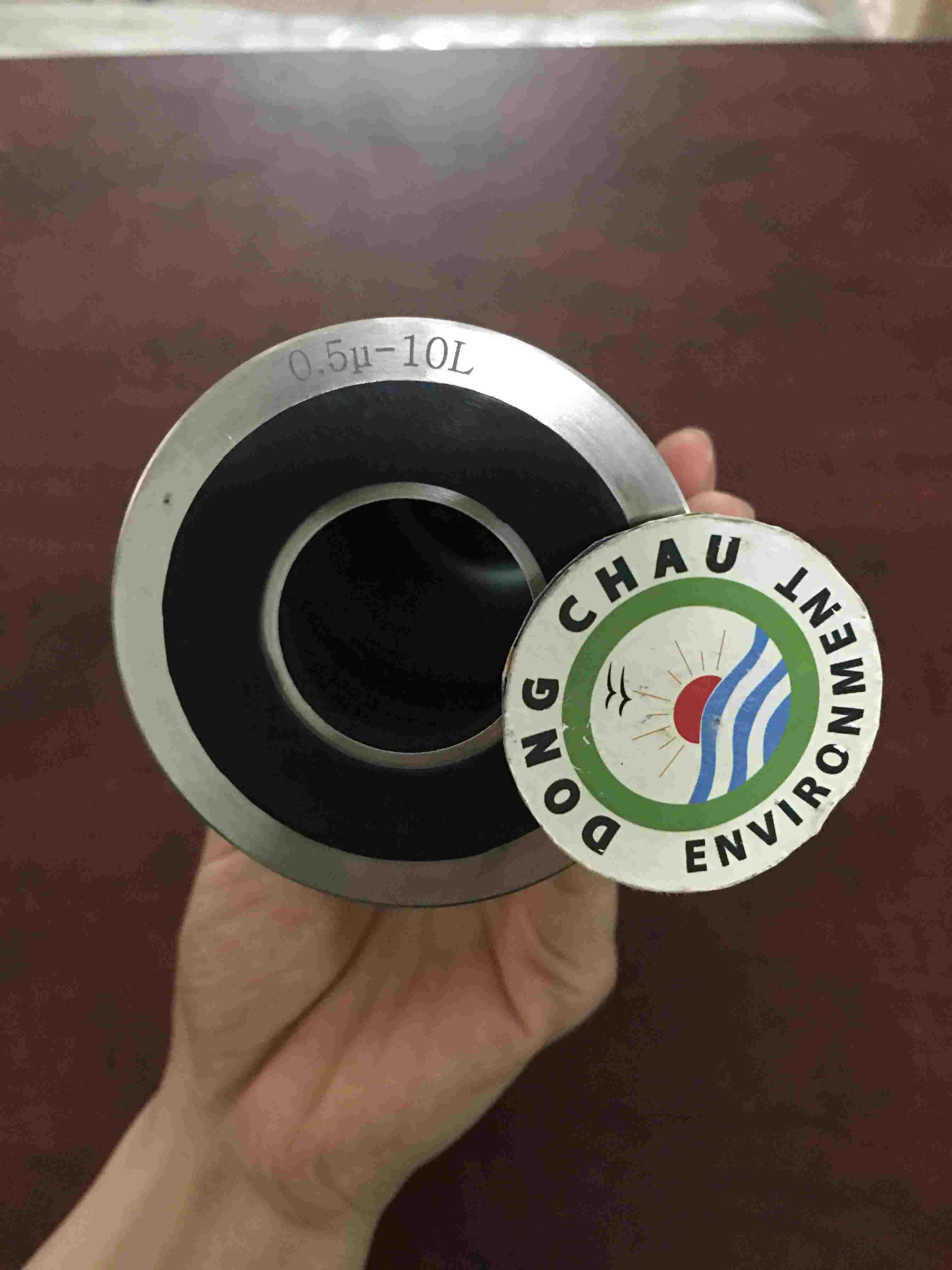 cấu tạo bên trong Lõi lọc inox 0.5 micron 10 inch Singapore