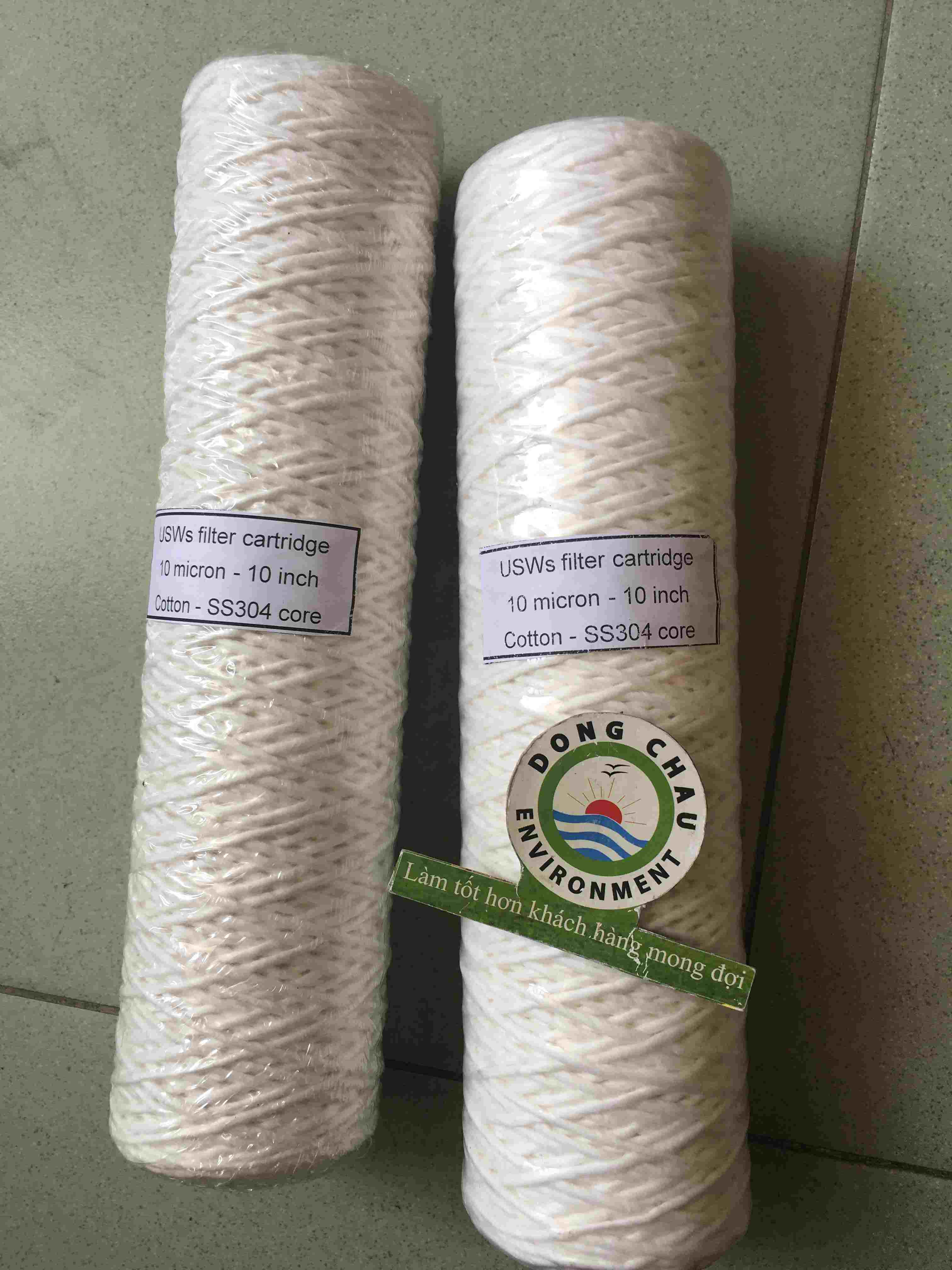 Lõi lọc sợi inox 10 micron 10 inch