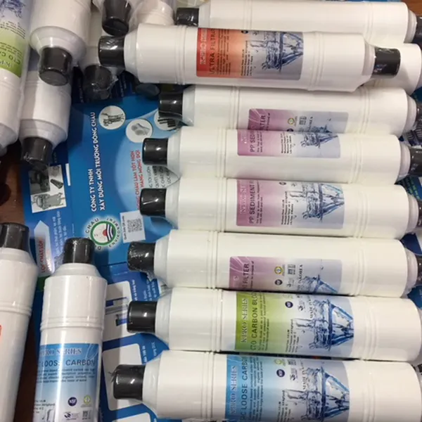 Bộ 4 lõi lọc Hàn Quốc cho máy lọc nước nóng lạnh