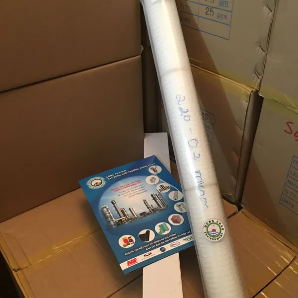 Lõi lọc giấy xếp 0.2 micron 30 inch oring 220