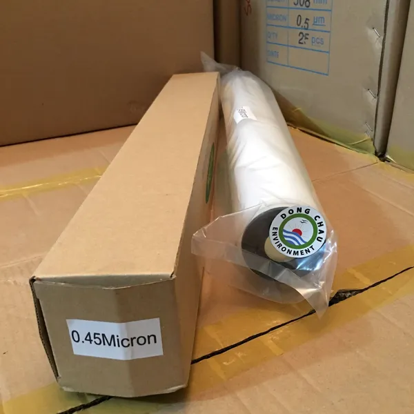 Lõi lọc giấy xếp 0.45 micron 20 inch DOE Clean Green