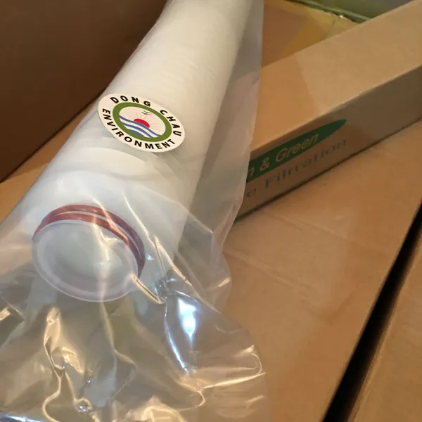 Lõi lọc giấy xếp 1 micron 20 inch oring 222 Clean Green