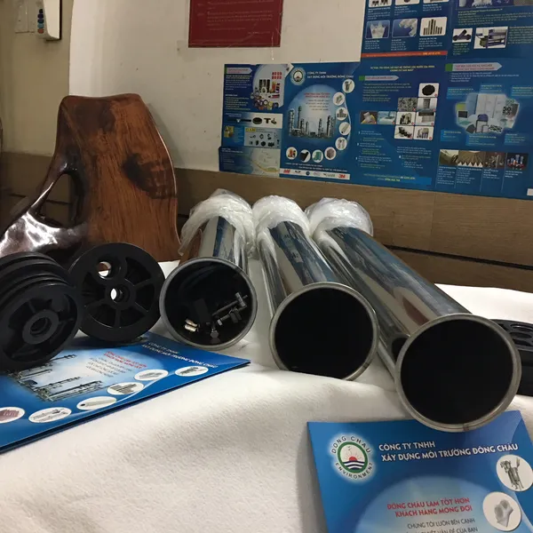 Vỏ Màng RO/UF 4040 Inox 304 nắp nhựa