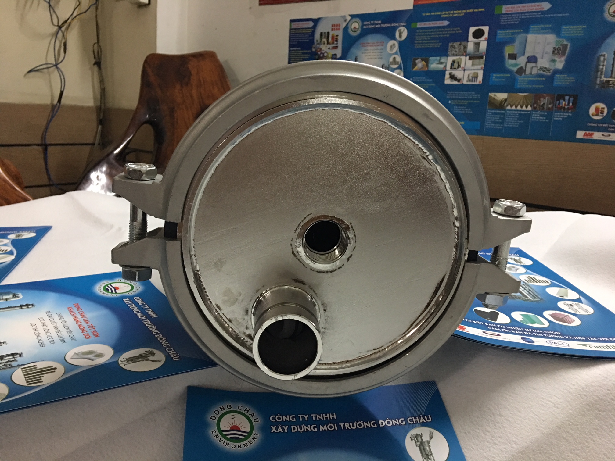 đầu vào Vỏ Màng RO/UF 8040 Inox 304, 400 Psi