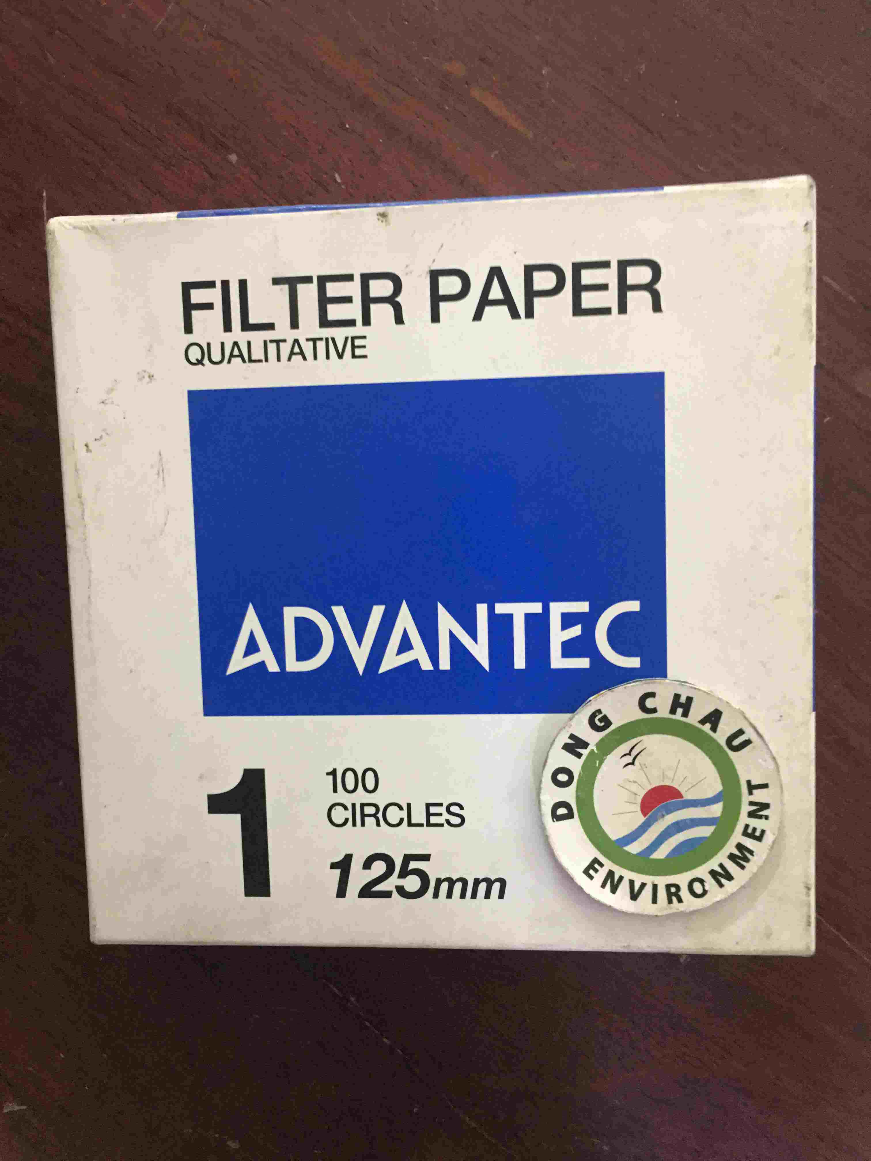 Giấy Lọc Phòng Thí Nghiệm Advantec Số 1 Đường Kính 125mm