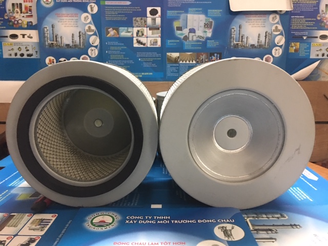 Phin Lọc Bụi Giấy Gỗ Cellulozo 2 Mặt Lưới, Đáy Lổ Ti