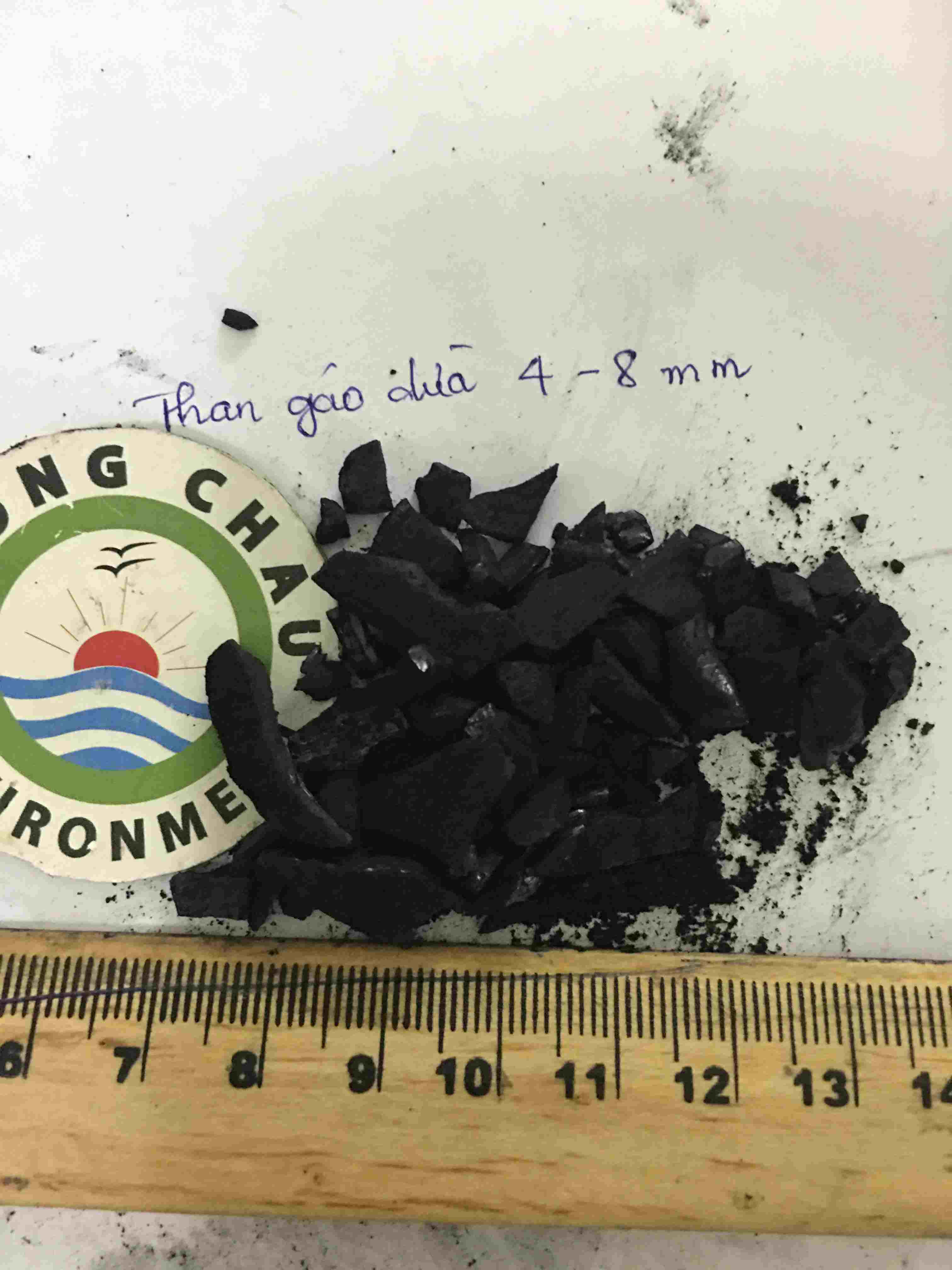 Than hoạt tính gáo dừa 4x8mm