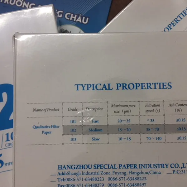 Giấy Lọc Newstar 102-125mm, Lọc Cặn Hóa Chất, Phòng Thí Nghiệm