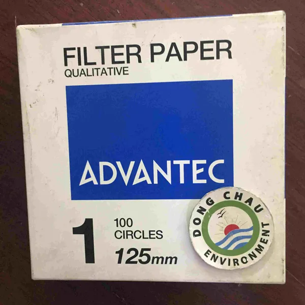 Giấy Lọc Phòng Thí Nghiệm Advantec Số 1 Đường Kính 125mm