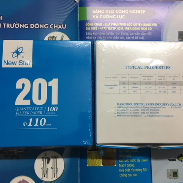 Giấy Lọc Phòng Thí Nghiệm Newstar 201 - 110mm