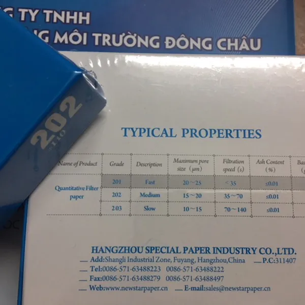 Giấy Lọc PTN Newstar 202-110mm