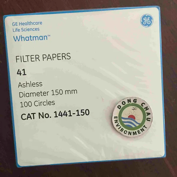 Giấy Lọc Phòng Thí Nghiệm Whatman Số 41, 150mm