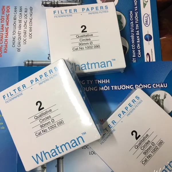 Giấy lọc Whatman số 2, 1002-090, lọc cặn hóa chất