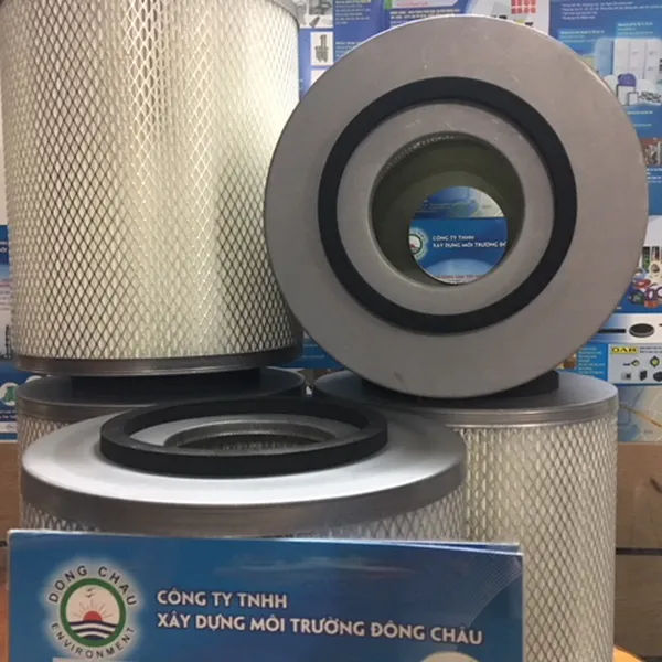 Lõi Lọc Bụi Giấy Nhựa PE Hai Đầu Hở