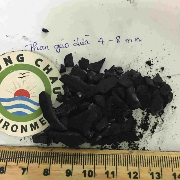 Than hoạt tính gáo dừa 4x8mm