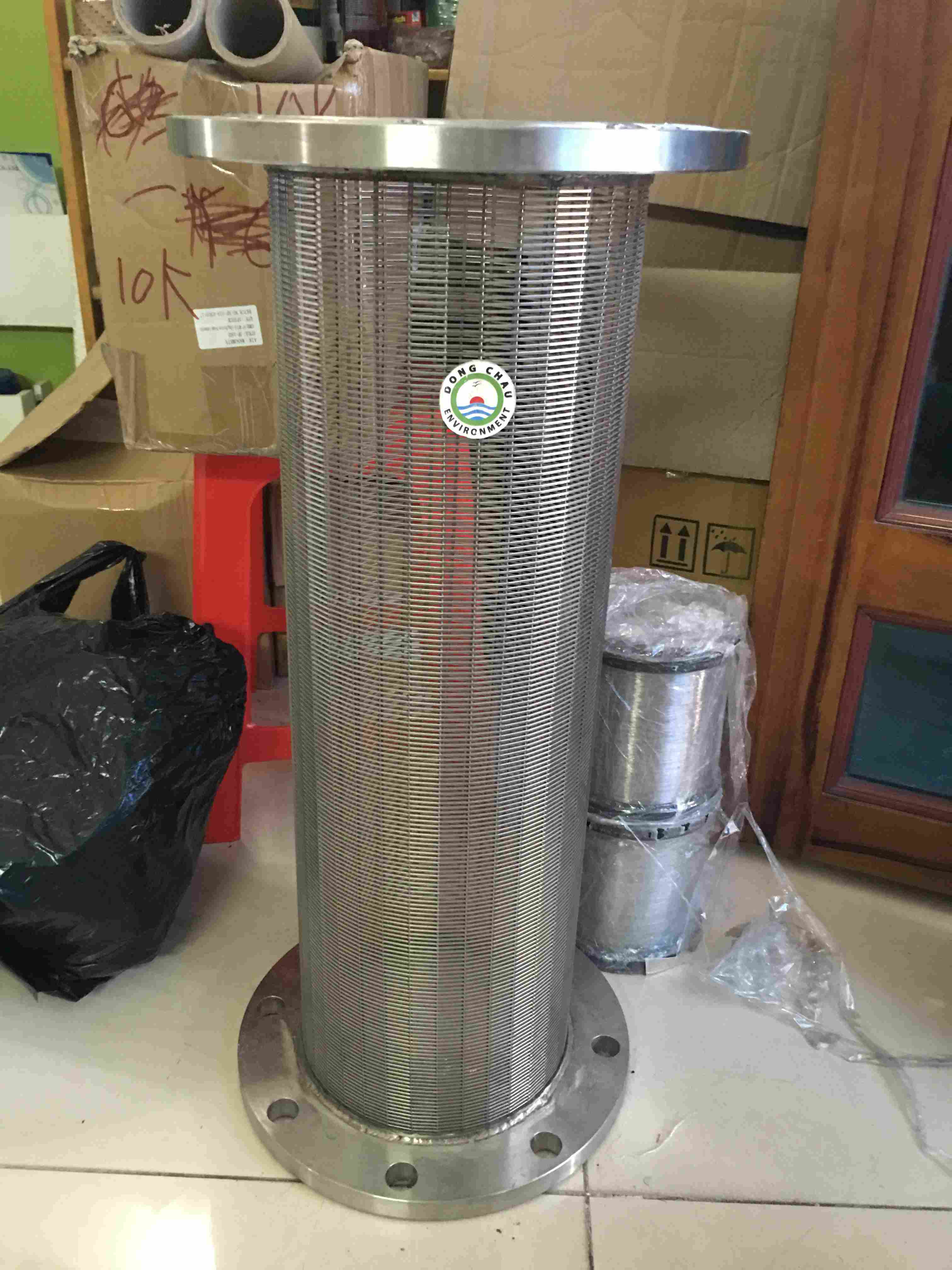 Ống Lọc Khe 2mm Mặt Bích Hai Đầu