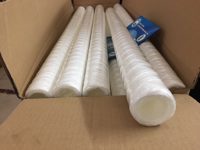 Lõi Sợi Quấn CPP Cartridge Lọc Nước Và Hóa Chất 20 Micron