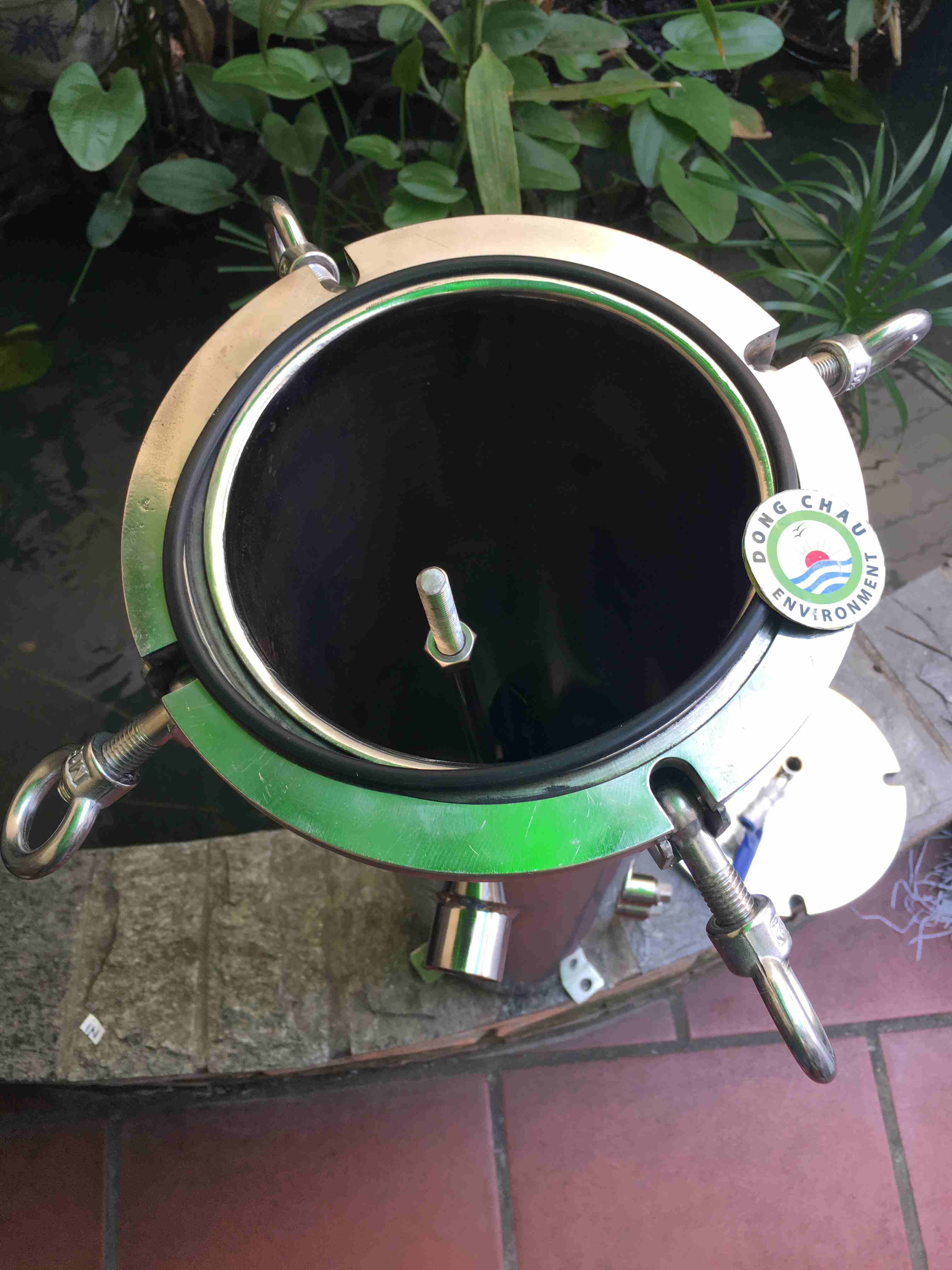 Bình lọc 3 lõi 20 inch DOE Trung Quốc