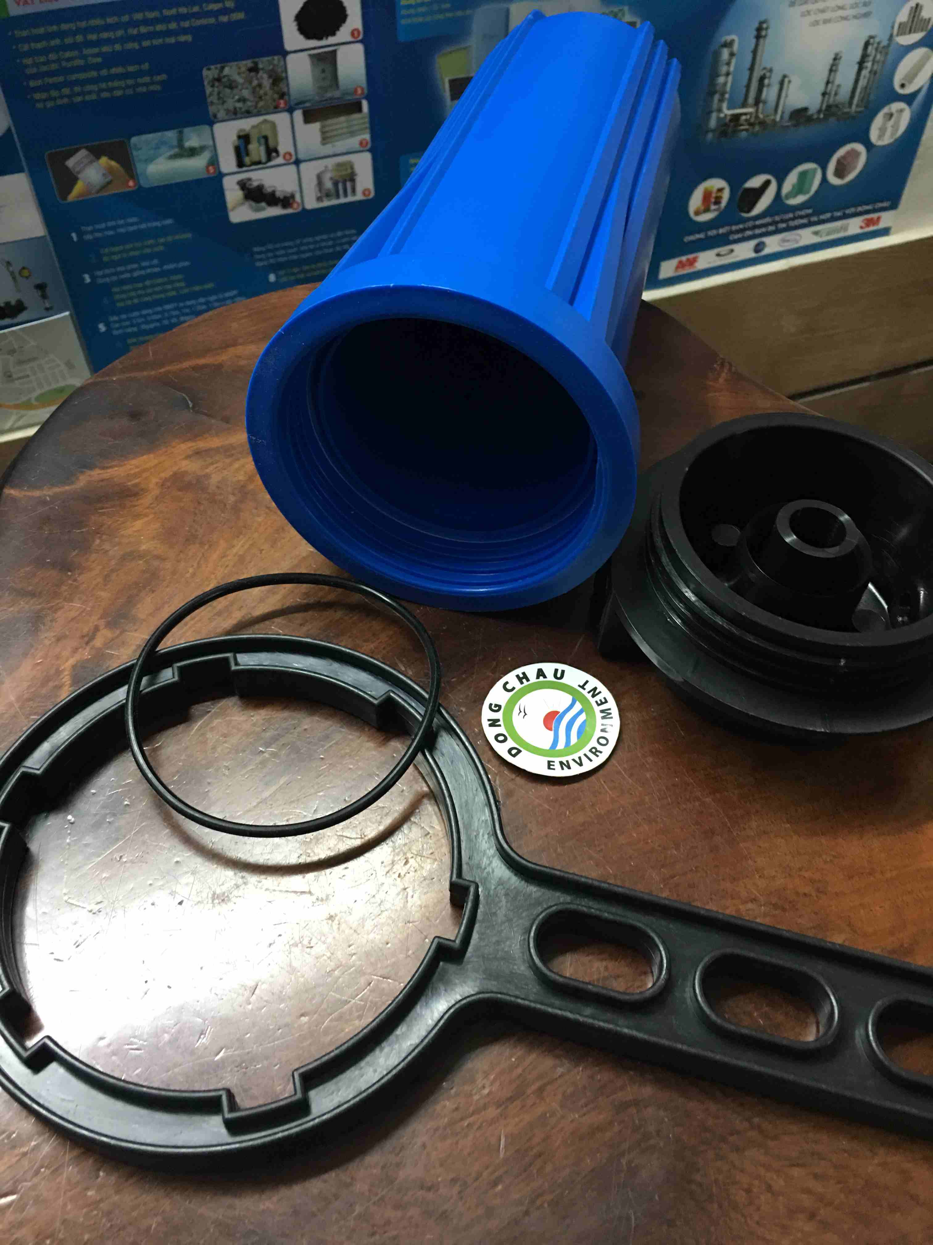 Cốc lọc nhựa xanh 10 inch