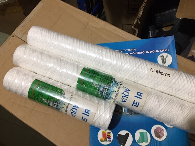 Lõi Lọc Chỉ Sợi Cuốn Aqua Hàn Quốc CPP - 75 Micron - 30 Inch
